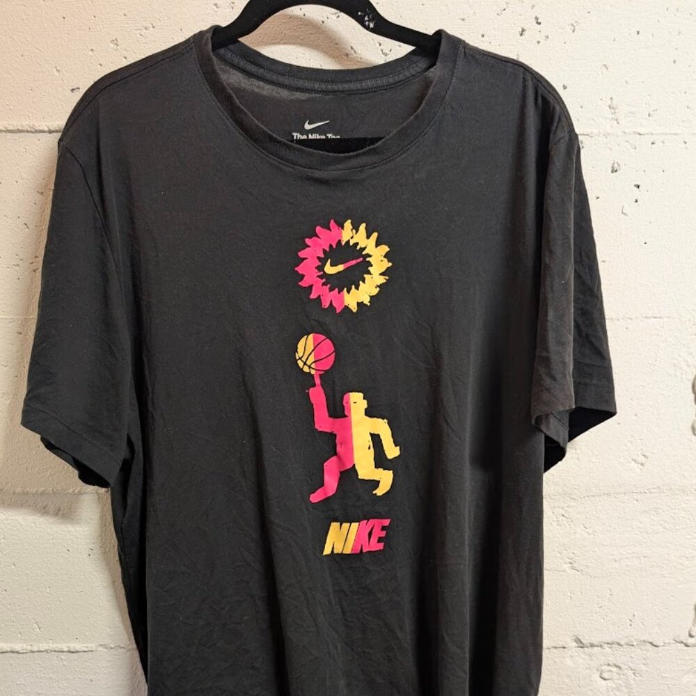 Nike Men's Dri-Fit T-Shirt Black Festival Short Sleeve Tee - Size XXL